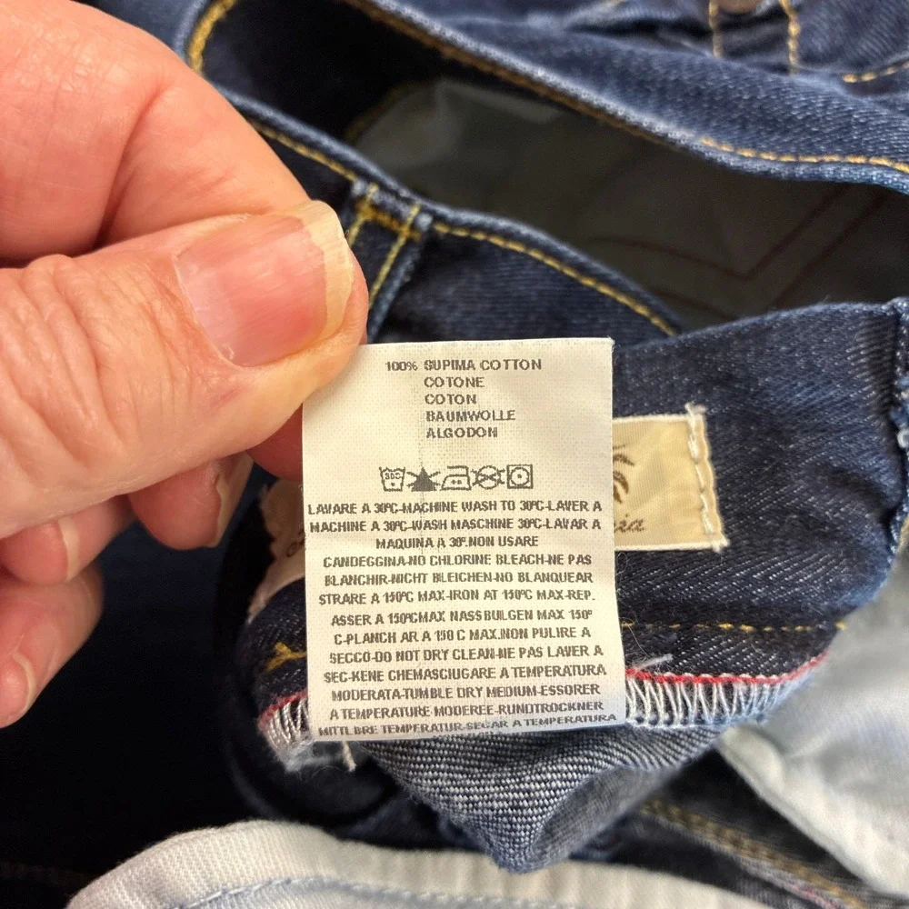 Agave Copper material generated inseam